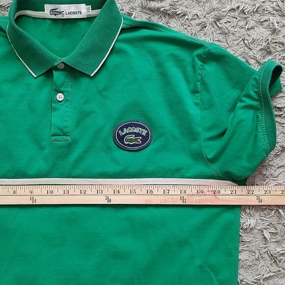 LACOSTE Men's Polo Vintage Sz XXL - Picture 7 of 13